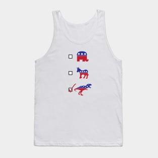 Vote T-Rex! Tank Top